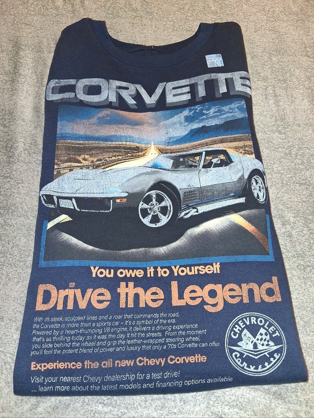 Chevrolet Corvette Mens Sweatshirt